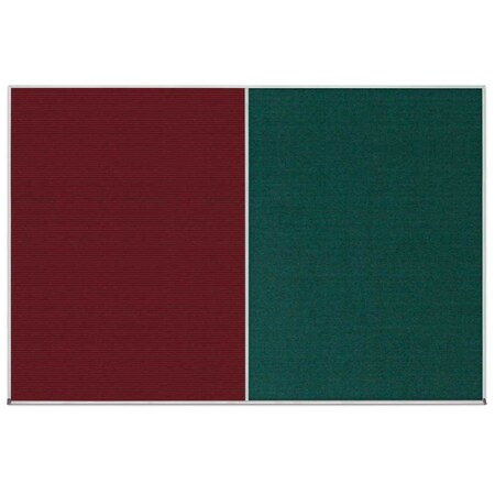 United Visual Products Enclosed Corkboard, 1 Door, 72"x48", 4" Fra UV3405-BLACK-SURF